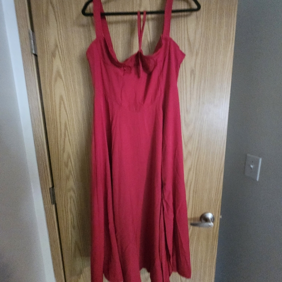Red Cottagecore Dress - Picture 6 of 6